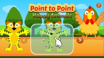 Point to Point Happy Animals Construct 3 Game Screenshot 2