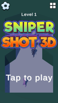 Sniper Shot 3D - Puzzle Mobile Unity Game Screenshot 1