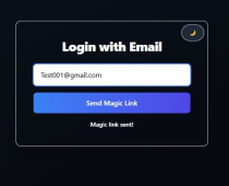 LoginLinkX Login System - NodeJS Screenshot 2