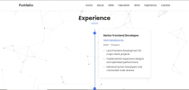 DevFolioX – Responsive Developer Portfolio Screenshot 2