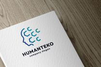 Human Head Virtual Technology Logo Screenshot 2