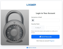 PHP Login And Register System via Passcode Screenshot 1