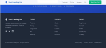 SaaSPro – Clean SaaS Landing Page Template Screenshot 5
