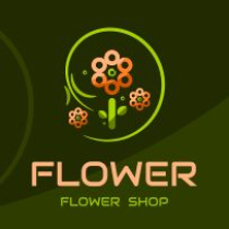 Flower Shop Logo Screenshot 1